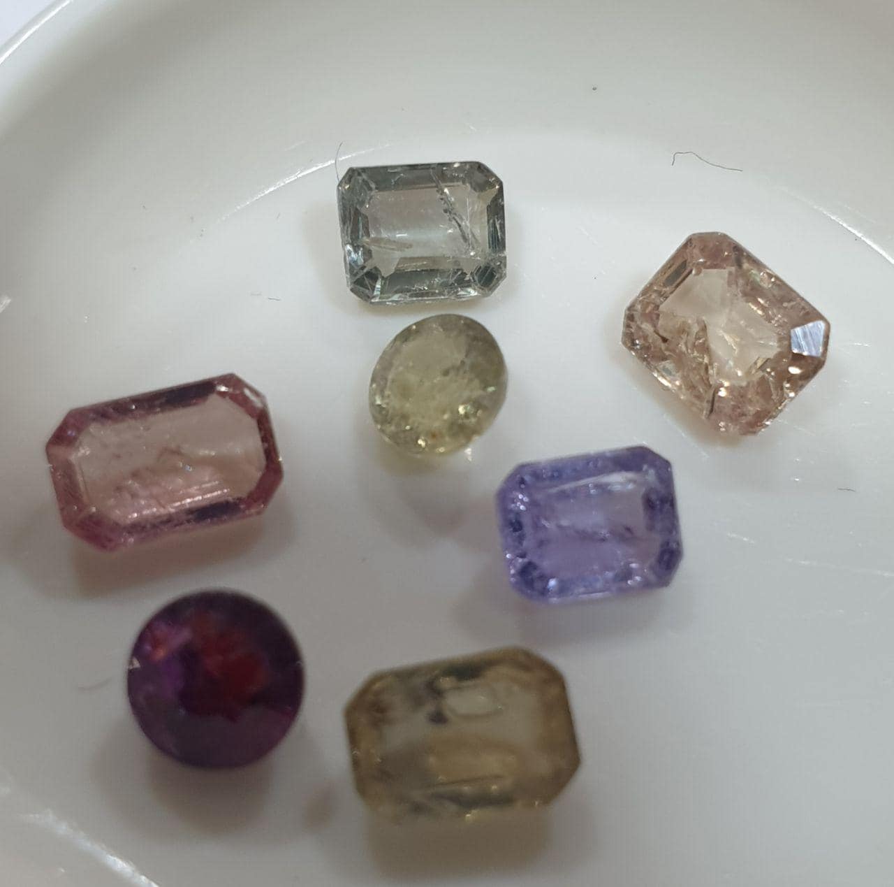 Lote de Zafiros Mixtos - Varios tamaños y formas: Rectangulares, Cuadrados, Redondos - Gemas al por Mayor - Piedras Naturales para Joyería