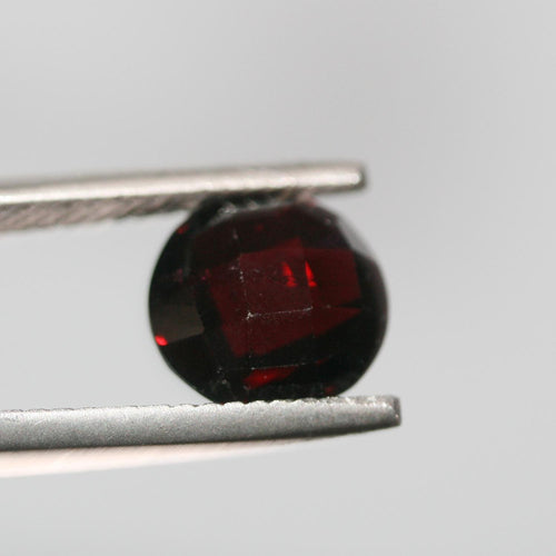 1 Pair Garnet Round Faceted Briolette cut 12mm (1 pair)