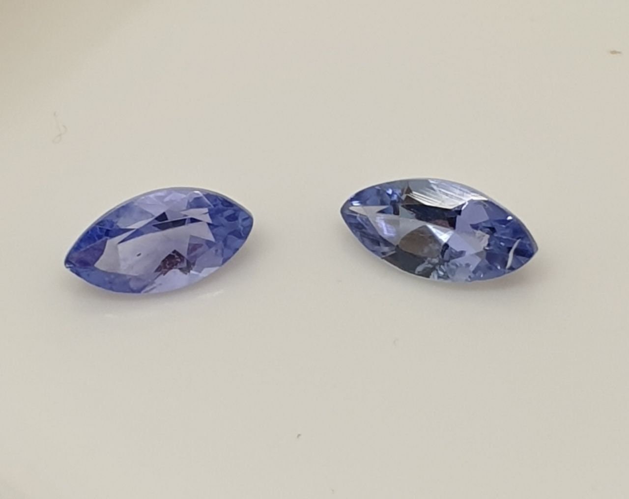 1 Pair Tanzanite Marquise 6x3mm Tanzanite 2 pcs  Lot Natural Gemstones- Natural Genuine Tanzanite