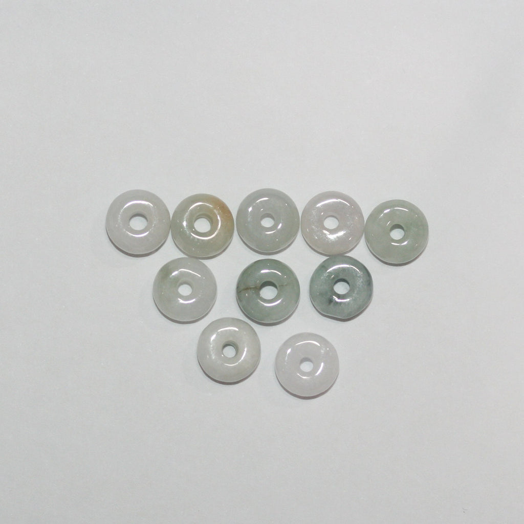 10Pcs Lot Burma Jade Pendant ( 5 Pairs ) 8mm