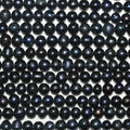 13" St Freshwater Black Round Pearl 8-9mm.Approx.-Strand 36cm  -Natural Pearls wholesale Prices