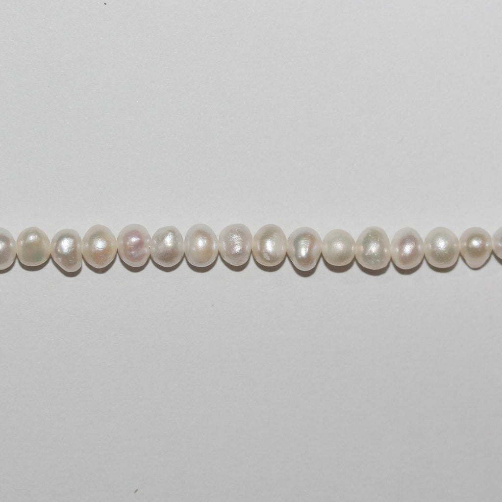 Perla Barroca de Agua Dulce de 14" (3,5-4 mm) - Hilo de 37 cm - Precios al por mayor de Perlas Naturales