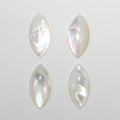 MOP Marquise Cabochon 16x8mm. (4 pieces)
