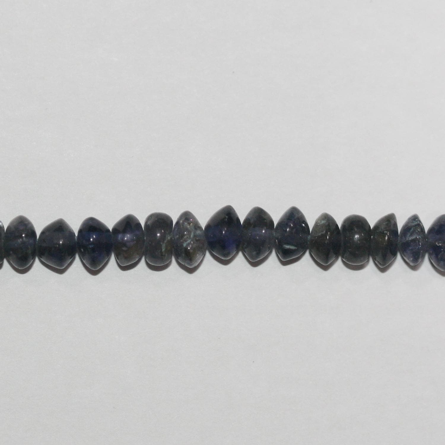 14" St Iolite Smooth Rondelle Beads 6x3mm.Approx.-Strand 36cm