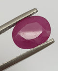 1 Pc Natural Ruby Oval   4.58 CT 11x8.7mm- Natural Gems Red Ruby- Stones For Setting