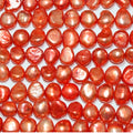 Perla Barroca Naranja de Agua Dulce de 16" (8-9 mm) - Hilo de 40 cm - Precios al por mayor de Perlas Naturales