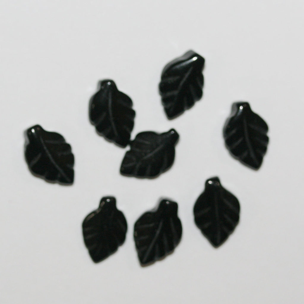 Lote de 8 flores lisas perforadas a chorro, 12 x 8 mm (4 pares)