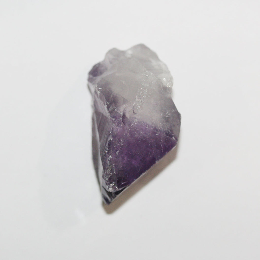 Pendentif en améthyste brute 50x37mm