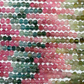 Perles rondes à facettes en tourmaline St de 14 pouces (2,5 mm) - Fil de 37 cm
