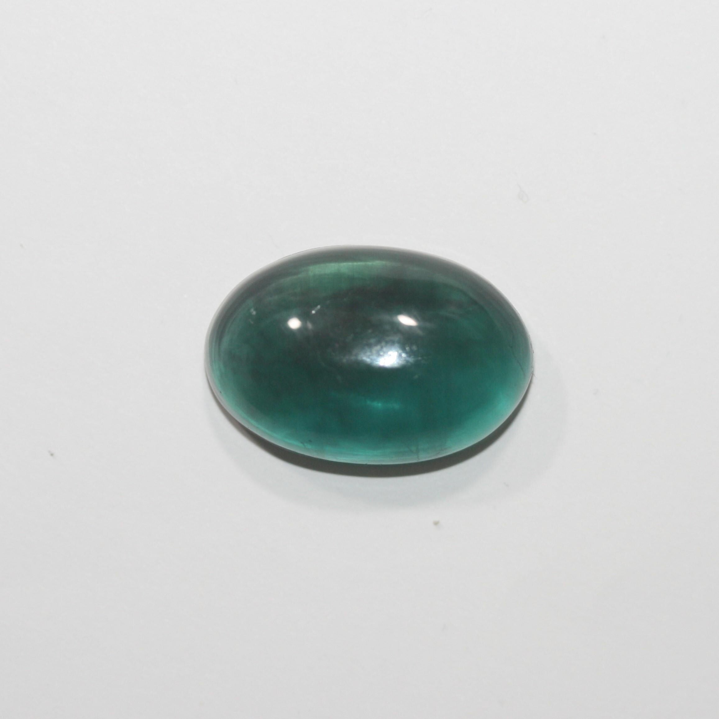 AAA Green Fluorite Oval Cabochon 24.5x16.7mm 36.13ct Rare Color- Unique Collector Stone- Wholesaler Supplier- Top Quality