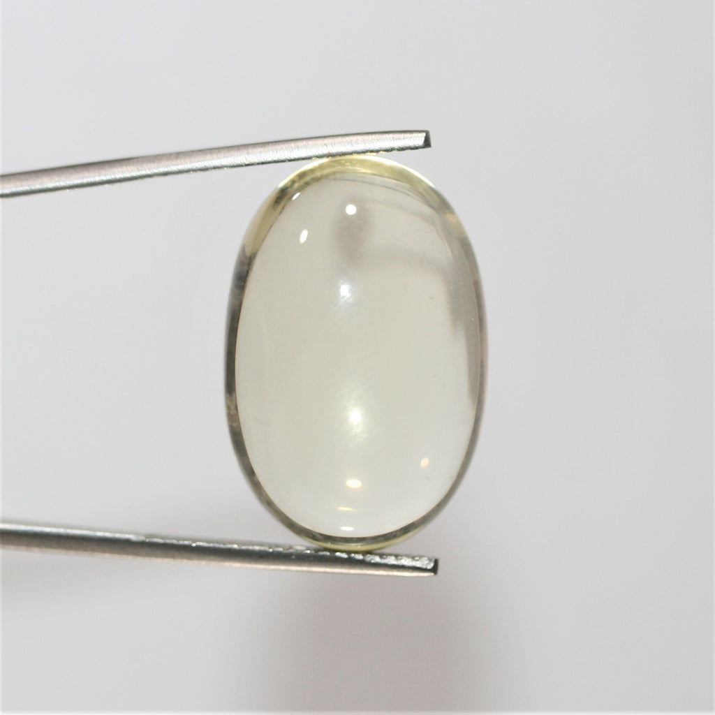 Lemon Quartz Smooth Oval Cabochon 26x17mm. (32.1ct.)