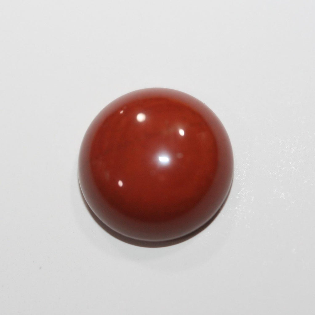 Smooth Round Red Jasper Cabochon  ( 10Pcs ) 10mm.