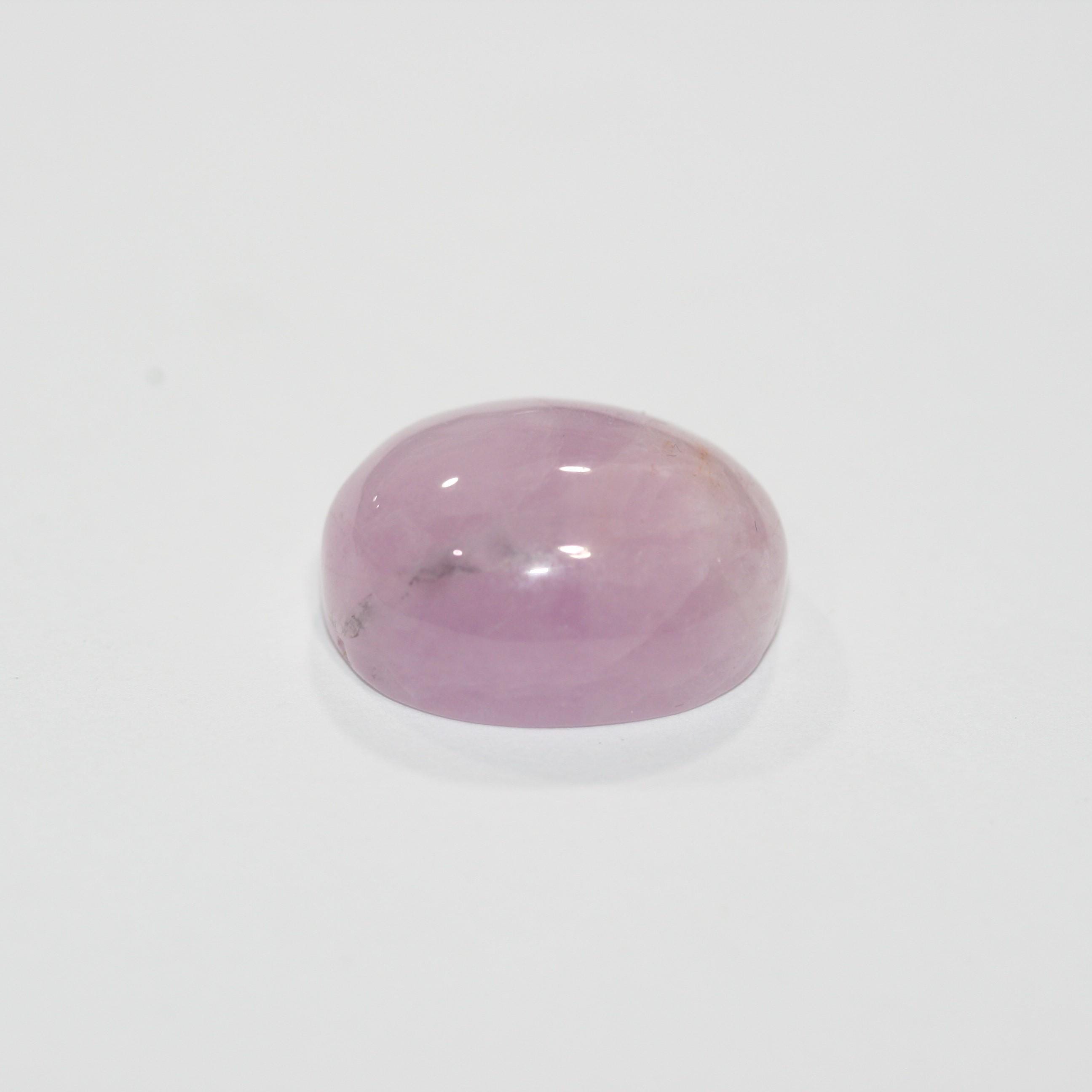 Big Natural Untreated Pink Kunzite Oval Cabochon 22x17.5mm 39.09ct Designer Cabochon