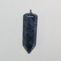 Pendentif prismatique en sodalite 45x14mm.Approx.