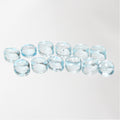 Sky Blue Topaz Smooth Oval Cabochons Lot 6x4mm.- 12 Pieces