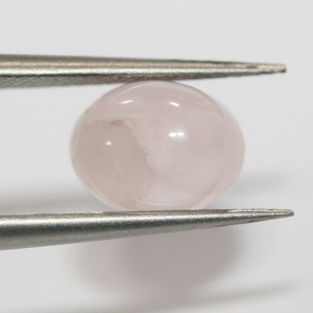 Rose Quartz Smooth Oval Cabochon 9x7mm. (10 Pcs).- Item.1742CB