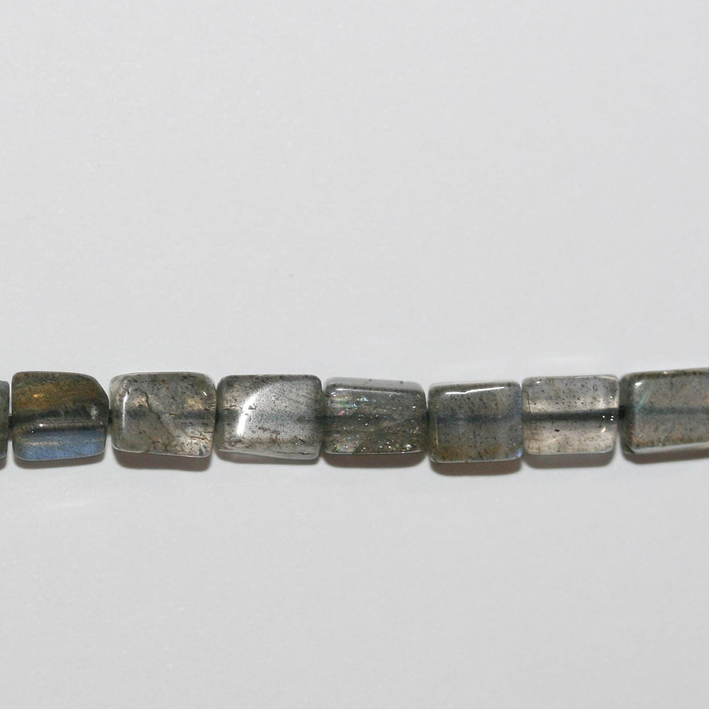 14" St Labradorite Smooth Brick Prism Beads  5x4mm.Approx.-Strand 36mm.