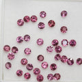 Lote de Granate Rodolita Redonda Facetada 3mm.-(5ct).-Art.404LO