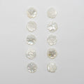 10 Pcs Lot MOP Half Drilled Flower 10mm. (10 Pieces)