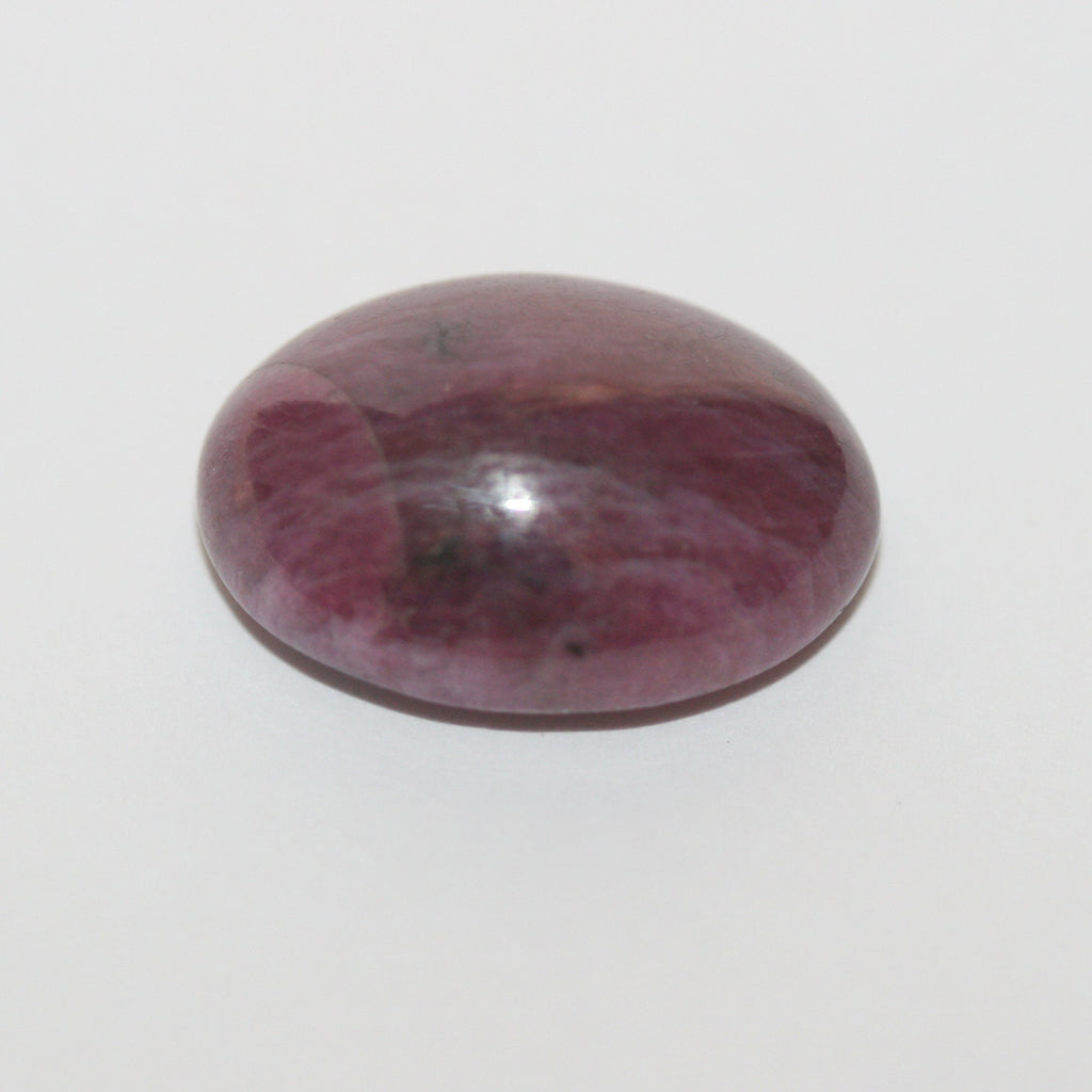 Ruby Oval Cabochon 17.4x12.7mm.-(15.4ct) Natural Untreated Gemstone