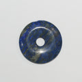 Colgante redondo de lapislázuli de 40 mm.