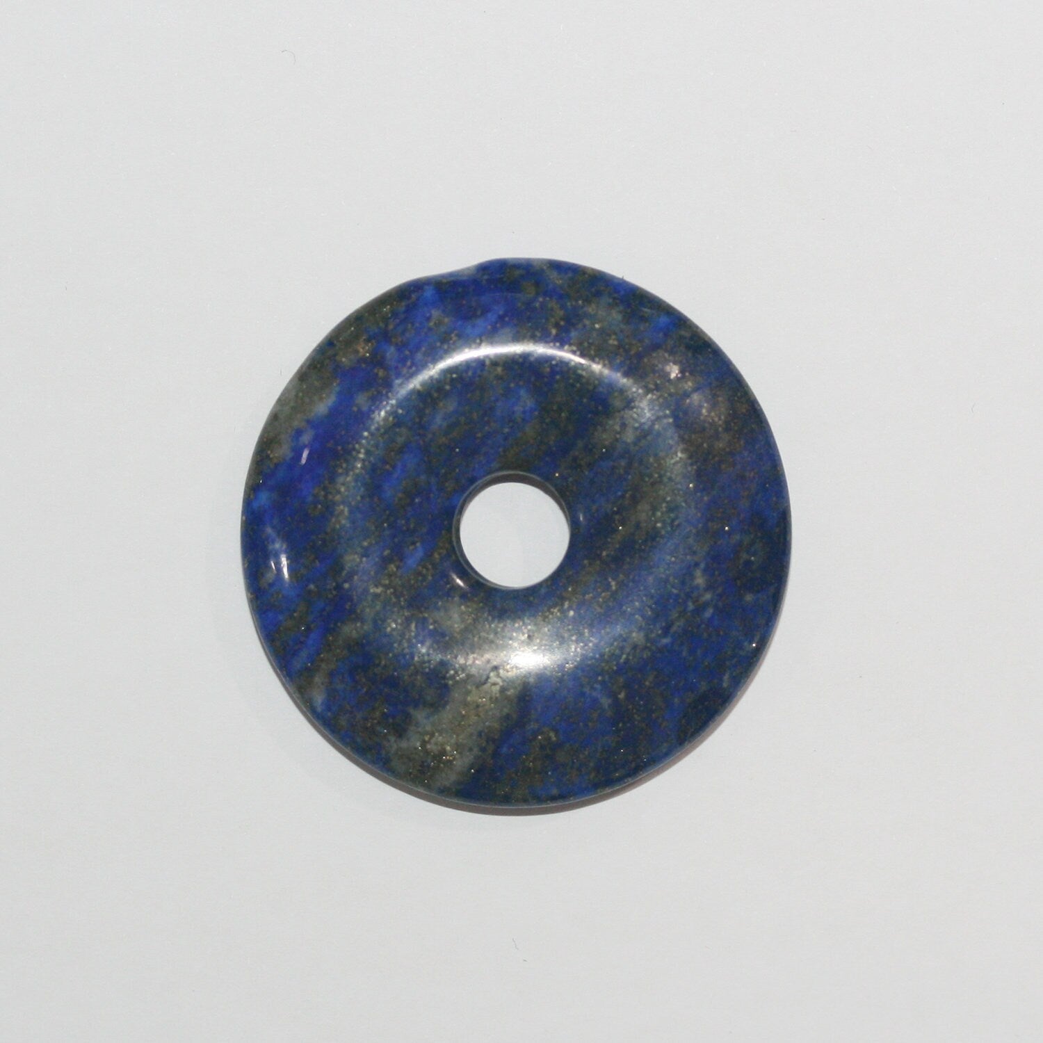Colgante redondo de lapislázuli de 40 mm.