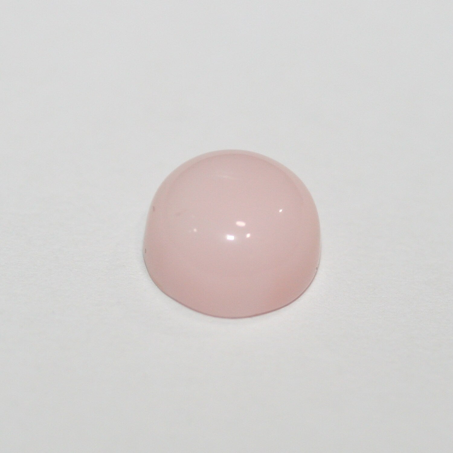 10 Pcs Lot Pink Opal Round Cabochon 8 mm. (10 pcs.).