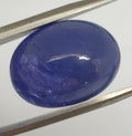 Big Tanzanite Oval Cabochon 18x13mm. (20.8ct.) Gemstone- Deep Color