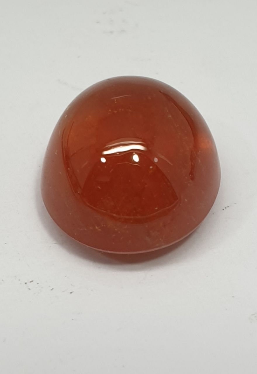 Spessartine Garnet Oval Cabochon 13.5x12.2mm (14.76ct.)- Natural Orange Garnet Color