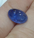 Tanzanite Oval Cabochon 12.4x8.3mm.-(5.25ct)- Mined in Tanzania