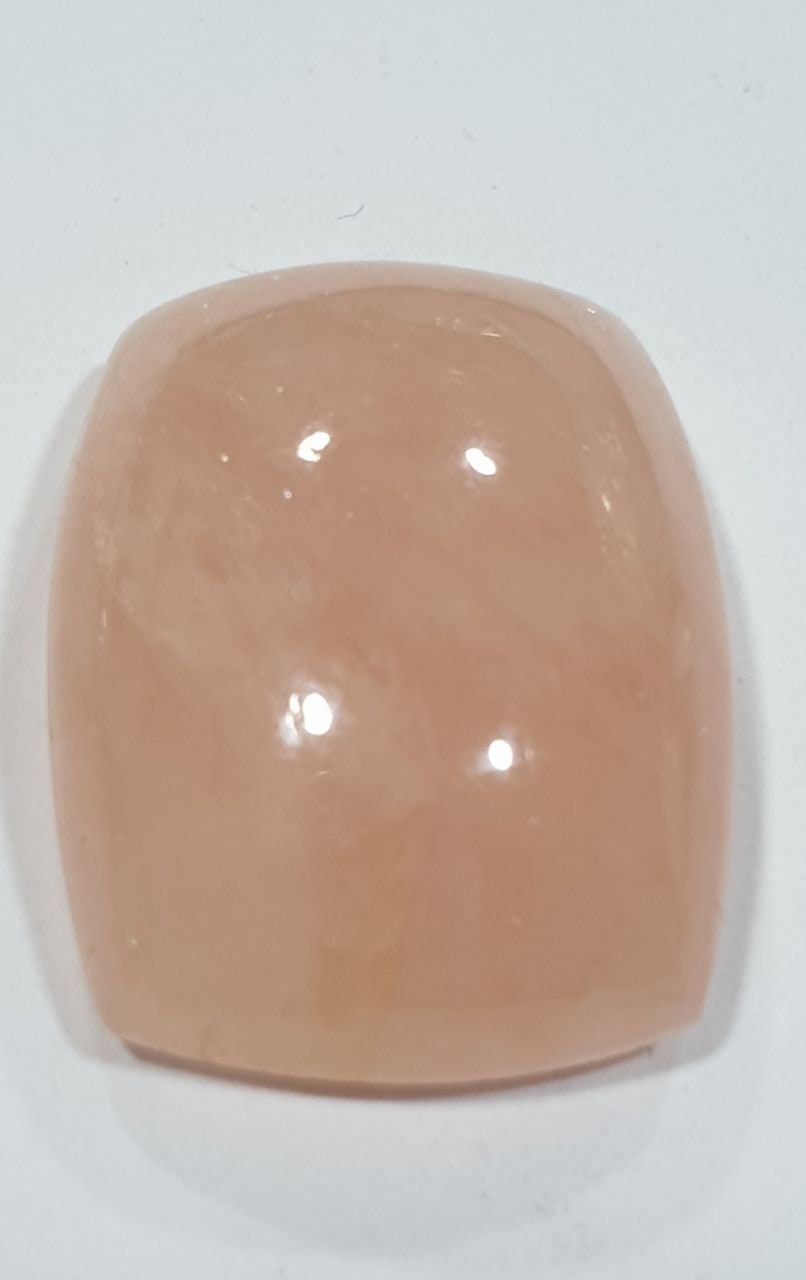 Big 1Pcs  Morganite Cushion  Cabochon 27.8x20.9x9.8 mm-Natural Beryl-46.98