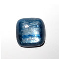 Lote de 4 cabujones cuadrados de cianita de 15 mm. (4 uds.)