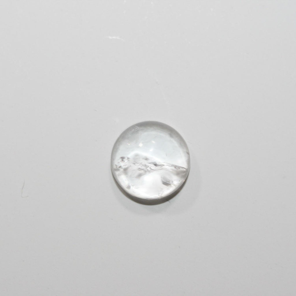 Rock Crystal Quartz Smooth Round Cabochon 8mm. (10 Pieces).