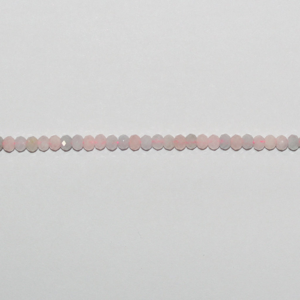 14" St Multi Beryl Faceted Rondelle Beads 3.5x2.5mm.-Strand 38cm