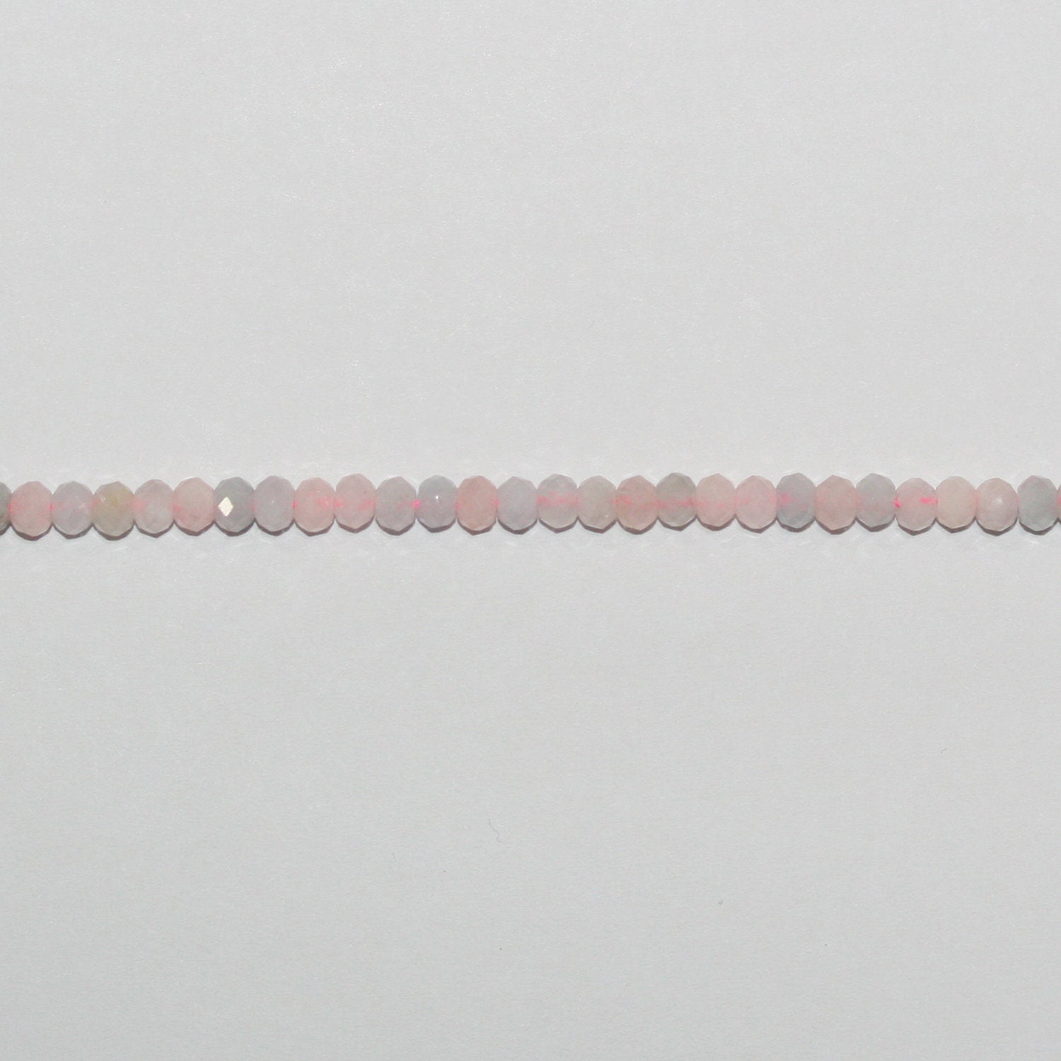 14" St Multi Beryl Faceted Rondelle Beads 3.5x2.5mm.-Strand 38cm
