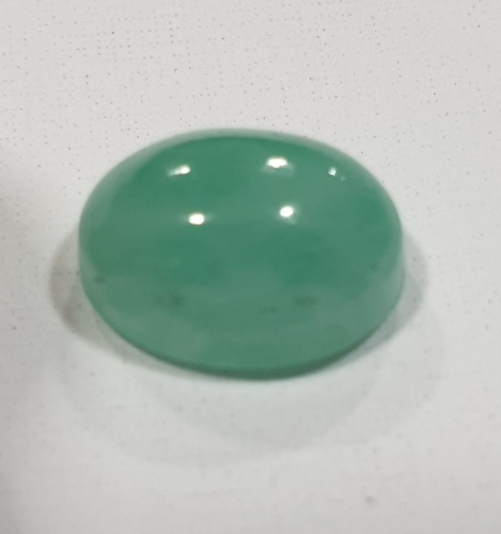 Emerald Oval Cabochon 10.1x8x5mm 3.21ct  Deep Color- Jewelry Supplier Wholesale