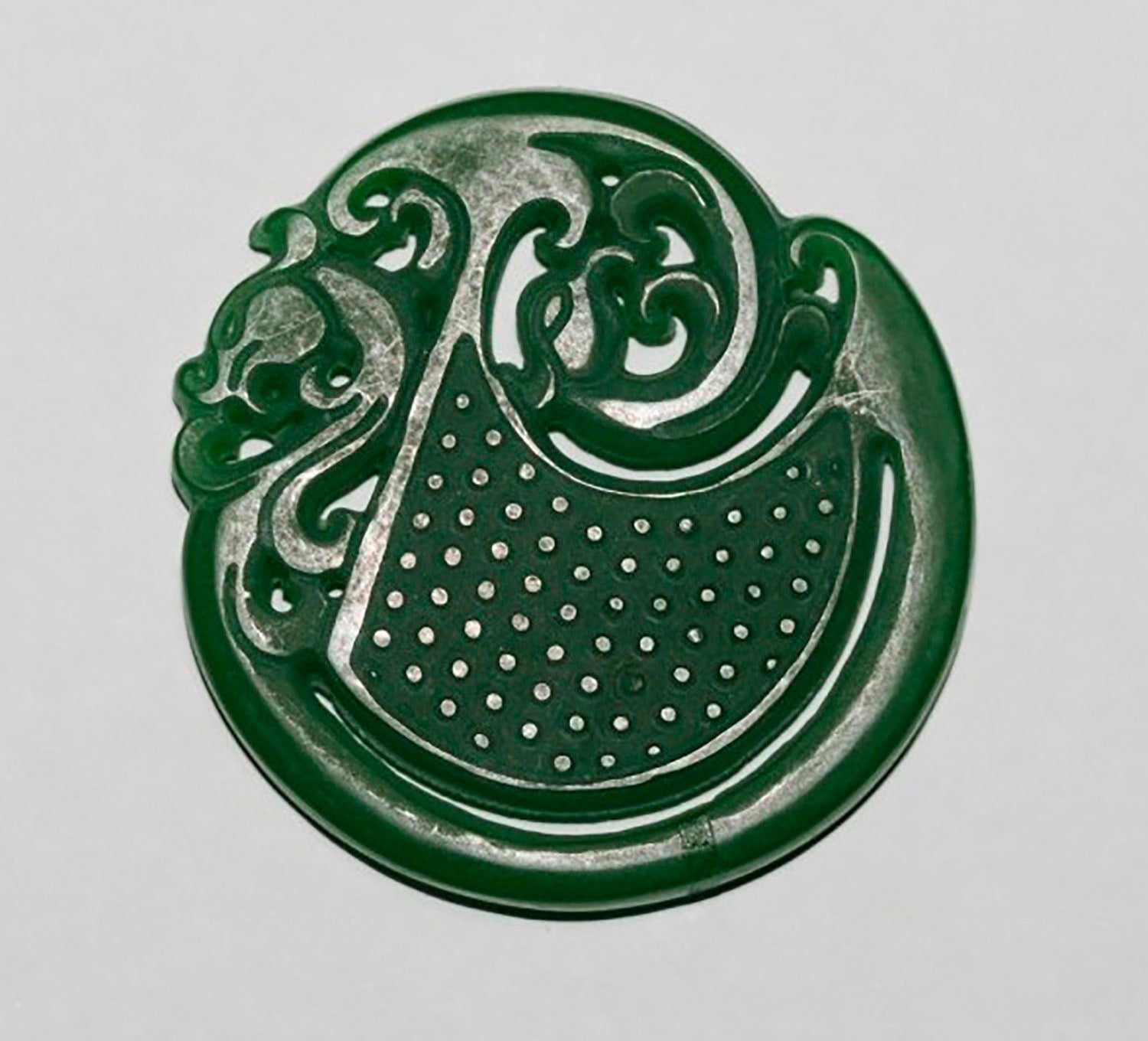 Colgante de Jade Verde 50mm.