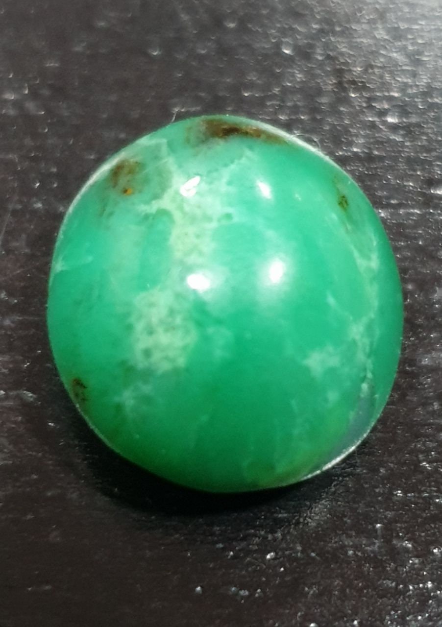 Big Mint Chrysoprase Cabochon 17x14.8x9.8mm 17.26cts -Natural Untreated Gem