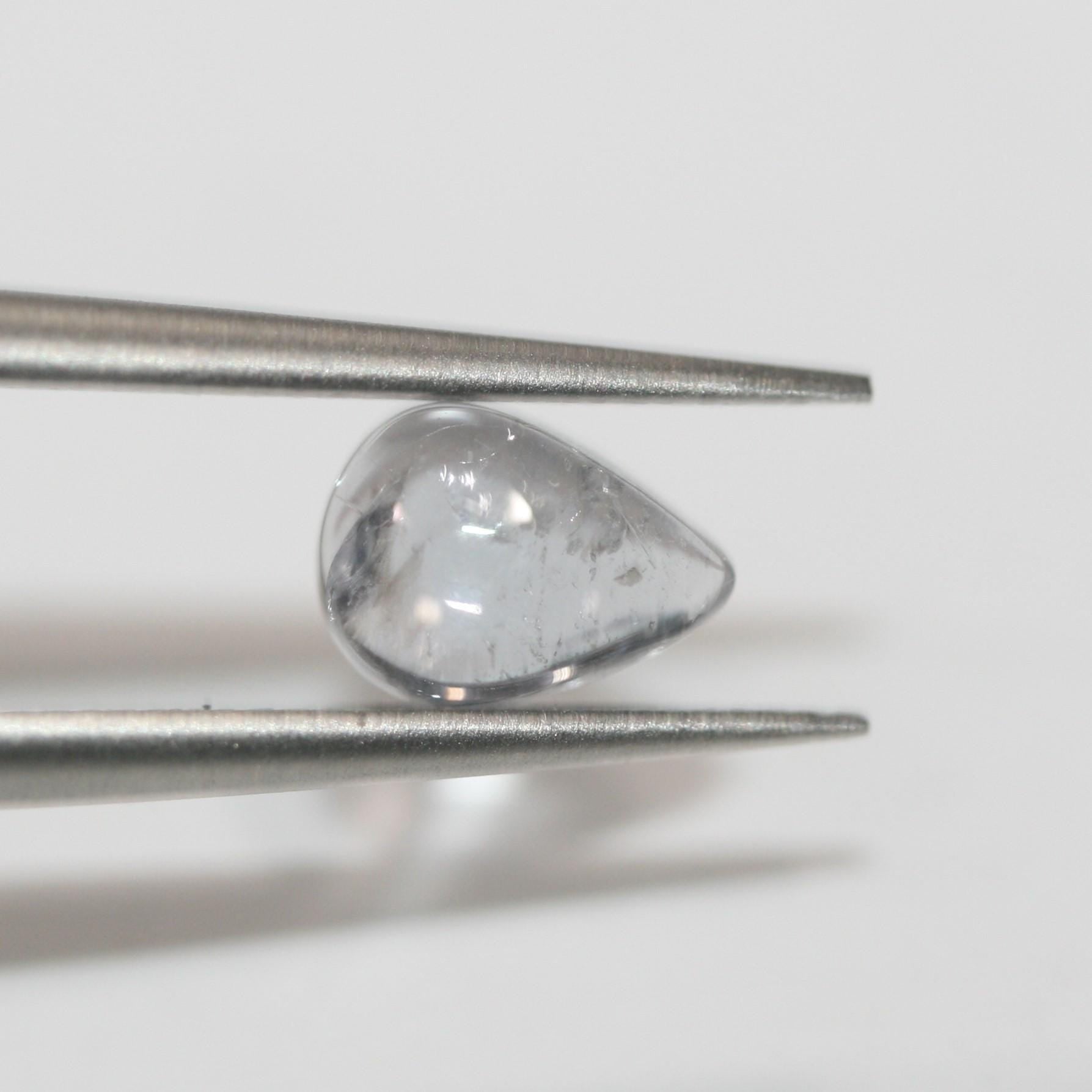 Tourmaline Lot Drop Cabochons 7x5mm.-(4pcs)  -Gemstone Parcels-Loose Stones Wholesale Price-Natural Gems