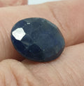Blue Sapphire Oval 11x9mm  Briolette Cut-Deep Color Cut Stones and Cabochons
