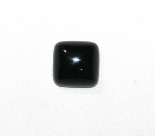 Lot de 10 cabochons carrés en onyx de 10 mm. (10 pièces)
