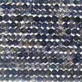 13" St Iolite Faceted Round Beads 3-4mm.-Strand 37cm