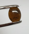 Natural Petro Brown Green Tourmaline Oval 11x8.5mm Cabochon. 3.5 Cts Brown Petro  Tourmaline Cabochon.