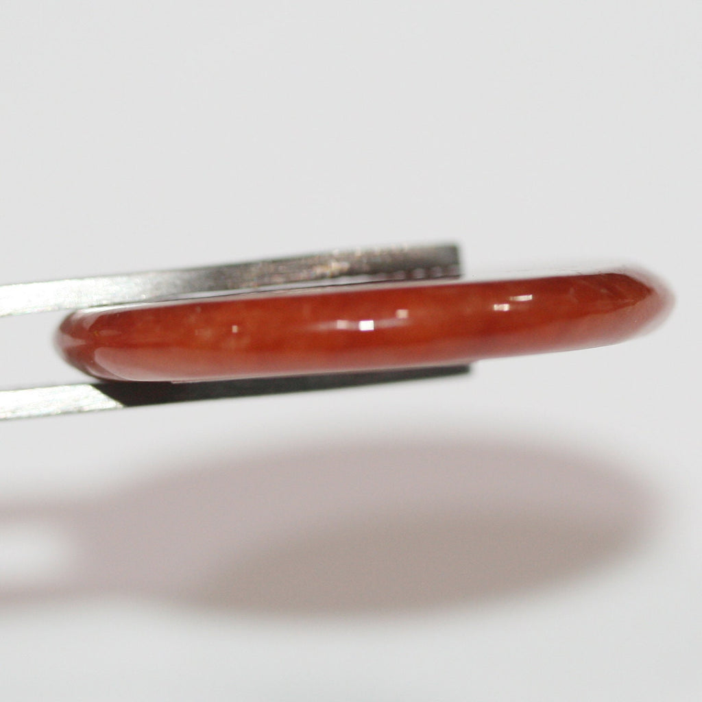 Pendentif en jade rouge, épaisseur 30 mm - 3,5 mm
