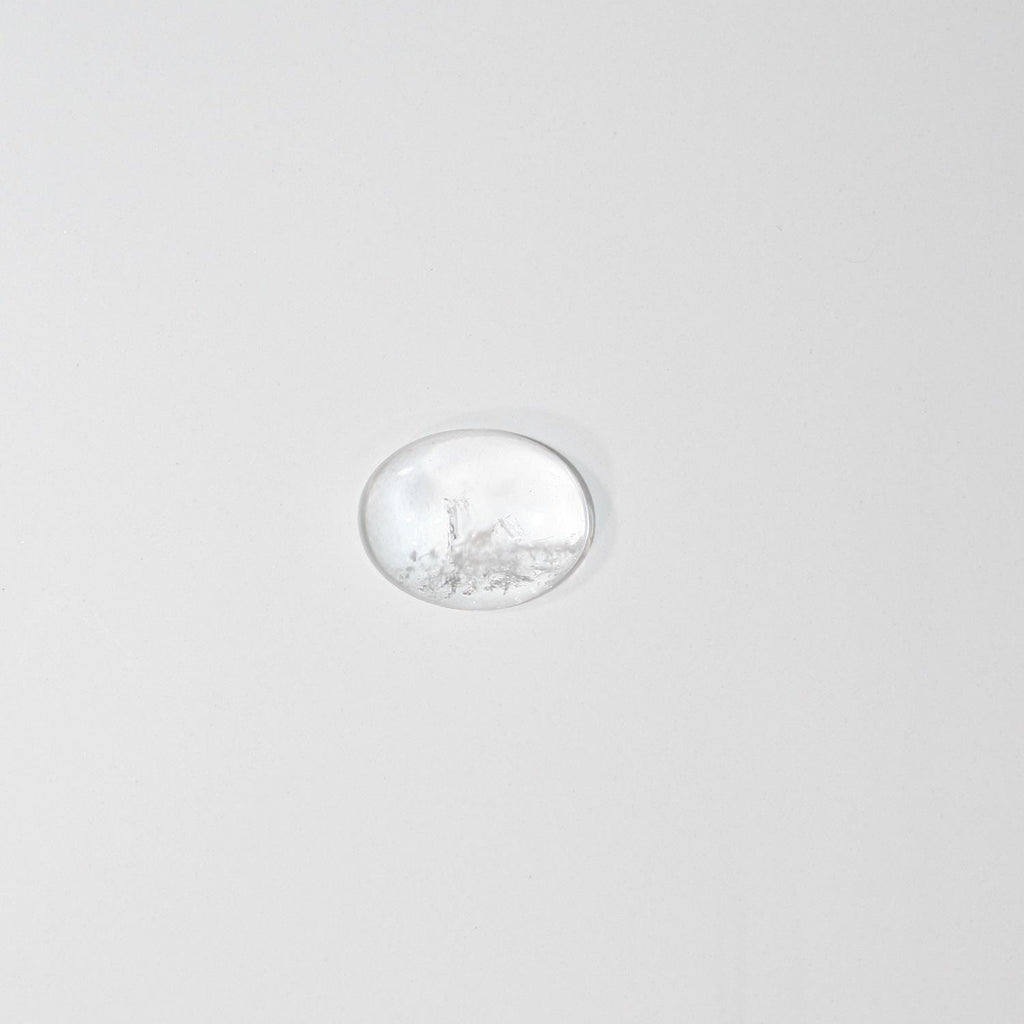 Rock Crystal Quartz Smooth Oval Cabochon 10x8mm. (8 Pieces).