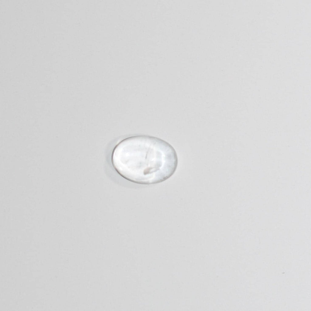 Rock Crystal Quartz Smooth Oval Cabochon 8x6mm. (10 Pieces).