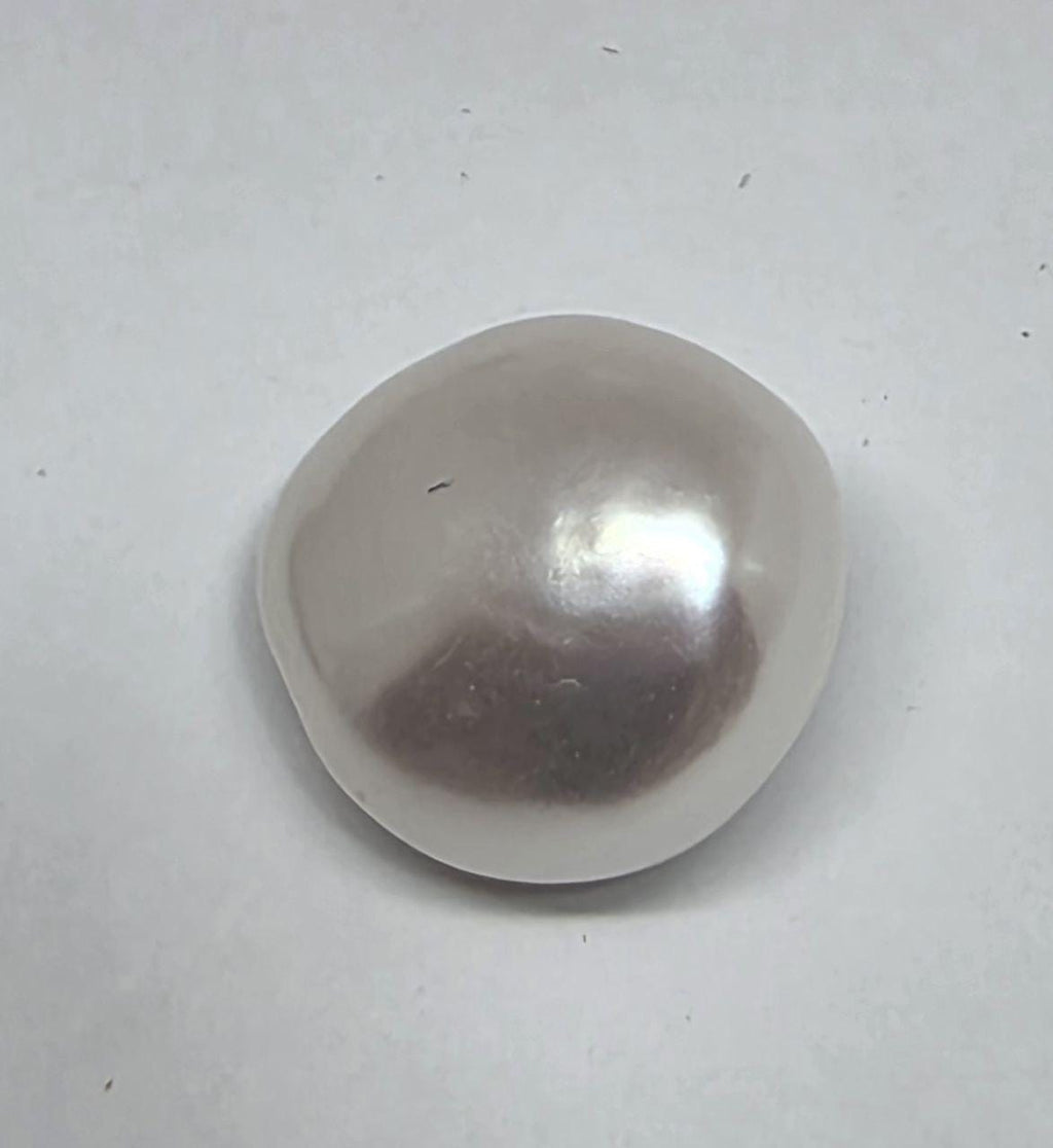 Perla de agua dulce barroca sin perforar, con brillo superior AAA, 15 x 13,3 mm (14,7 ct). Perla natural. Precio por unidad. Pendiente de perla.
