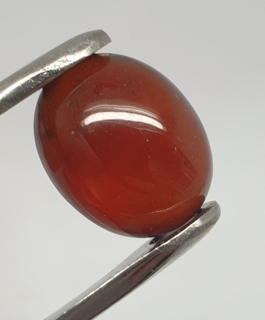 Hessonite Garnet Oval Cabochon 16.5x13.2mm 15.5 ct - Designer Cabochon