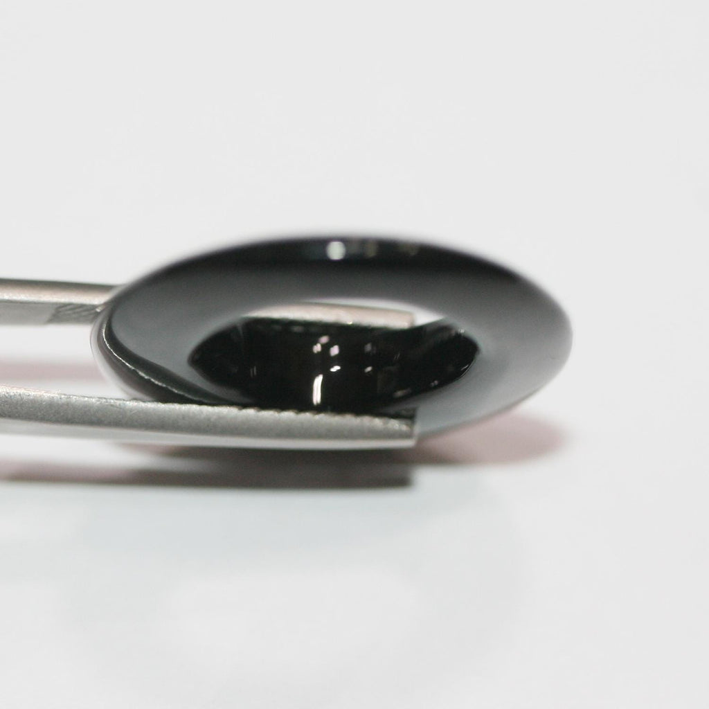 Colgante Ónix Ovalado Liso 35x25mm.