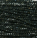 13" Strand Gray Spinel Faceted Round Beads 2mm.